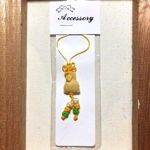 YELLOW Korean Traditional Keychain